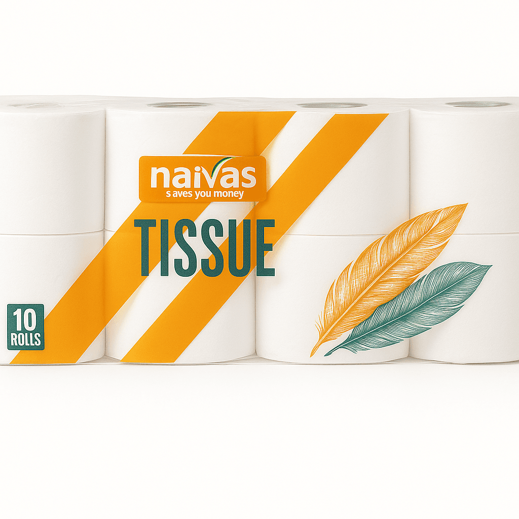 Naivas Premium Toilet Tissue 2 Ply 10 Rolls